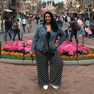 polka dot paper bag pants size 22UK / 18US